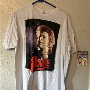 Bay Island White and Red Short Sleeve Tee